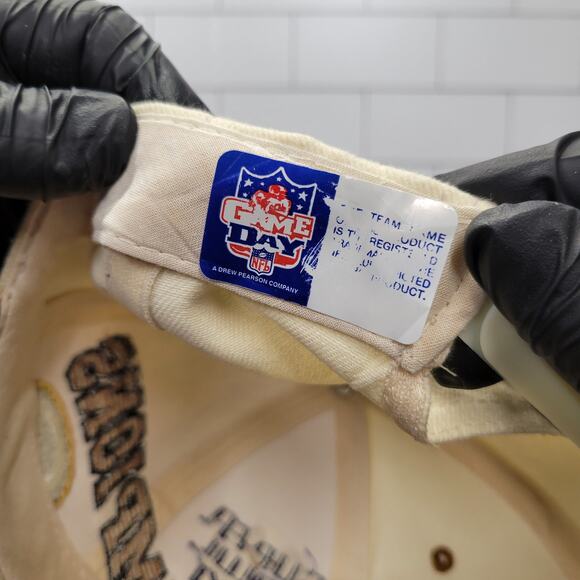 Drew Pearson Super Bowl Champions XXXI Vintage Wave Spell Out Cotton Snapback - Picture 7 of 9